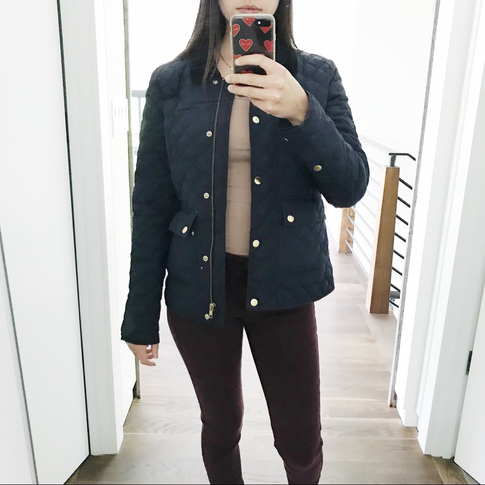 🍂 HP🌟 J.Crew Quilted Jacket 🍂